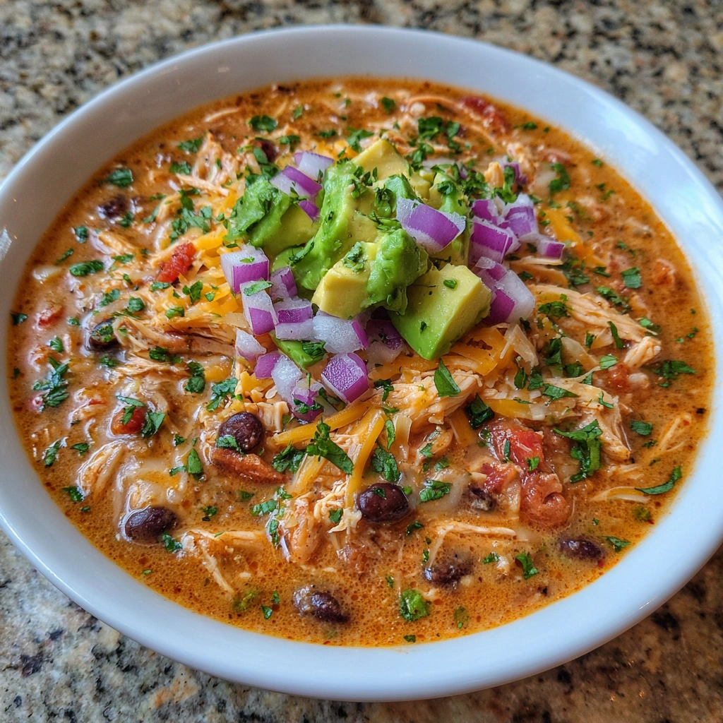 Creamy Chicken Enchilada Soup