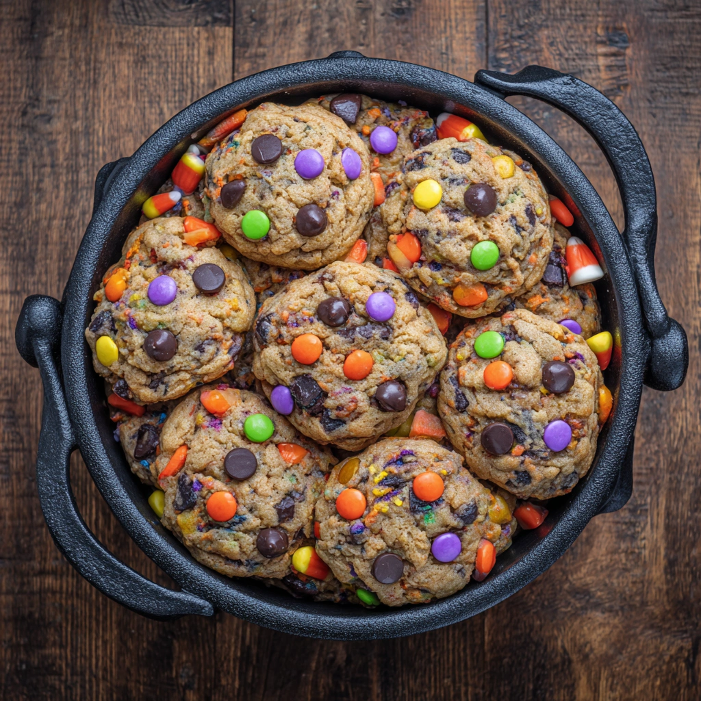 Halloween Cauldron Cookie Creation
